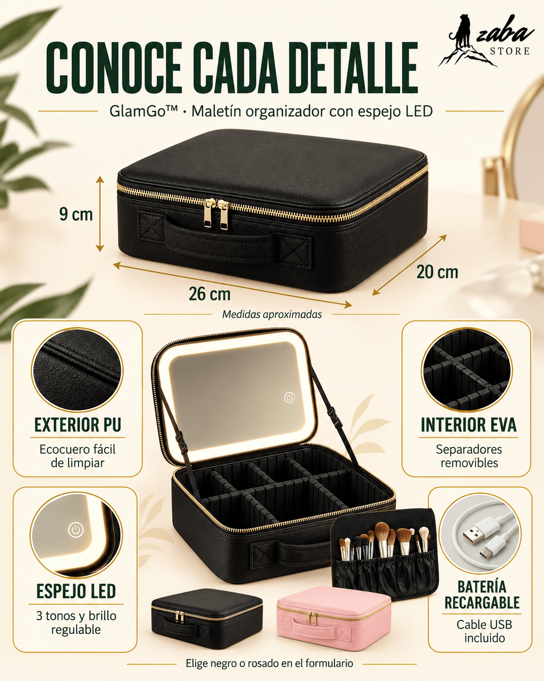 GlamGo™ - Maquíllate perfecto en cualquier lugar