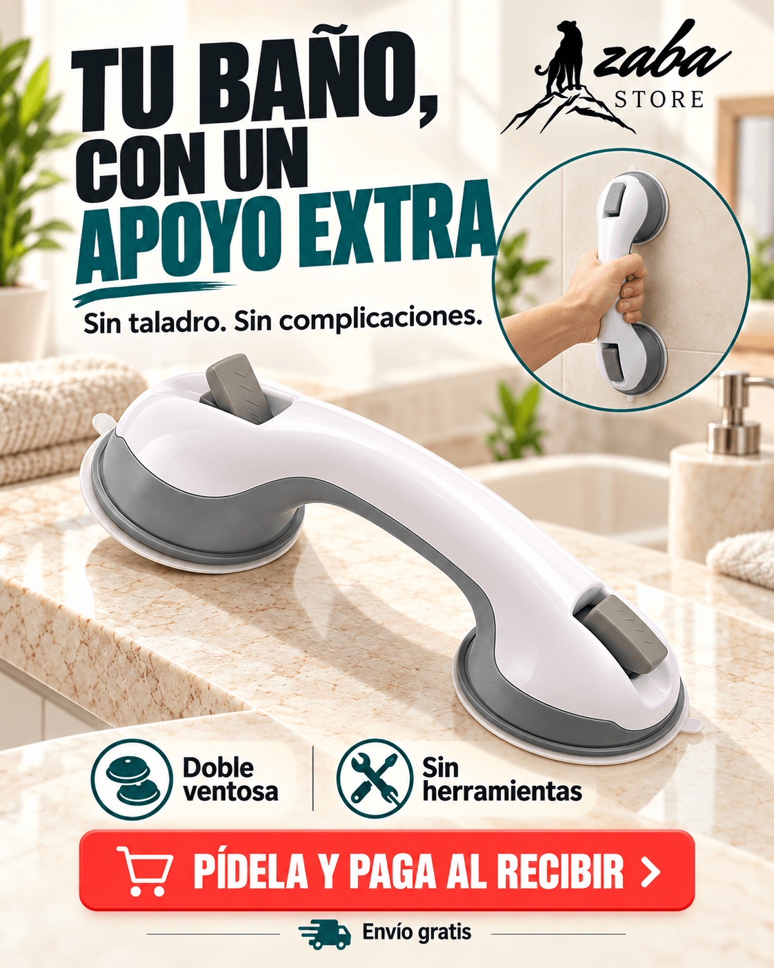 Manilla Antideslizante - Protege a quienes más quieres
