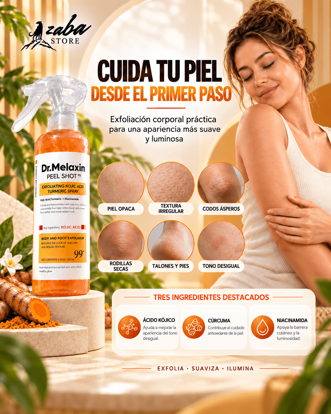 Dr Melaxin Peel Shot - Exfoliante Corporal