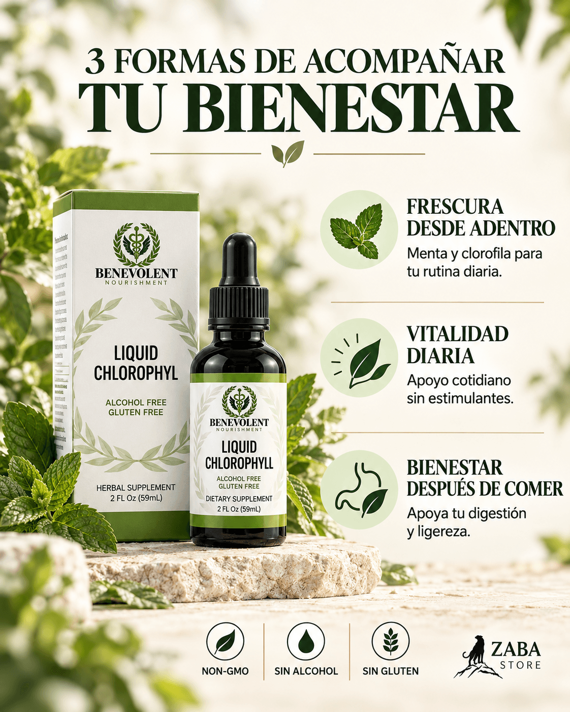 CLOROFILA BENEVOLENT X 60 ML