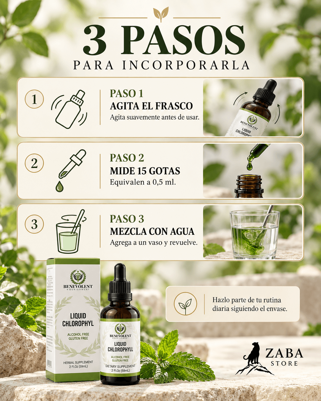 CLOROFILA BENEVOLENT X 60 ML