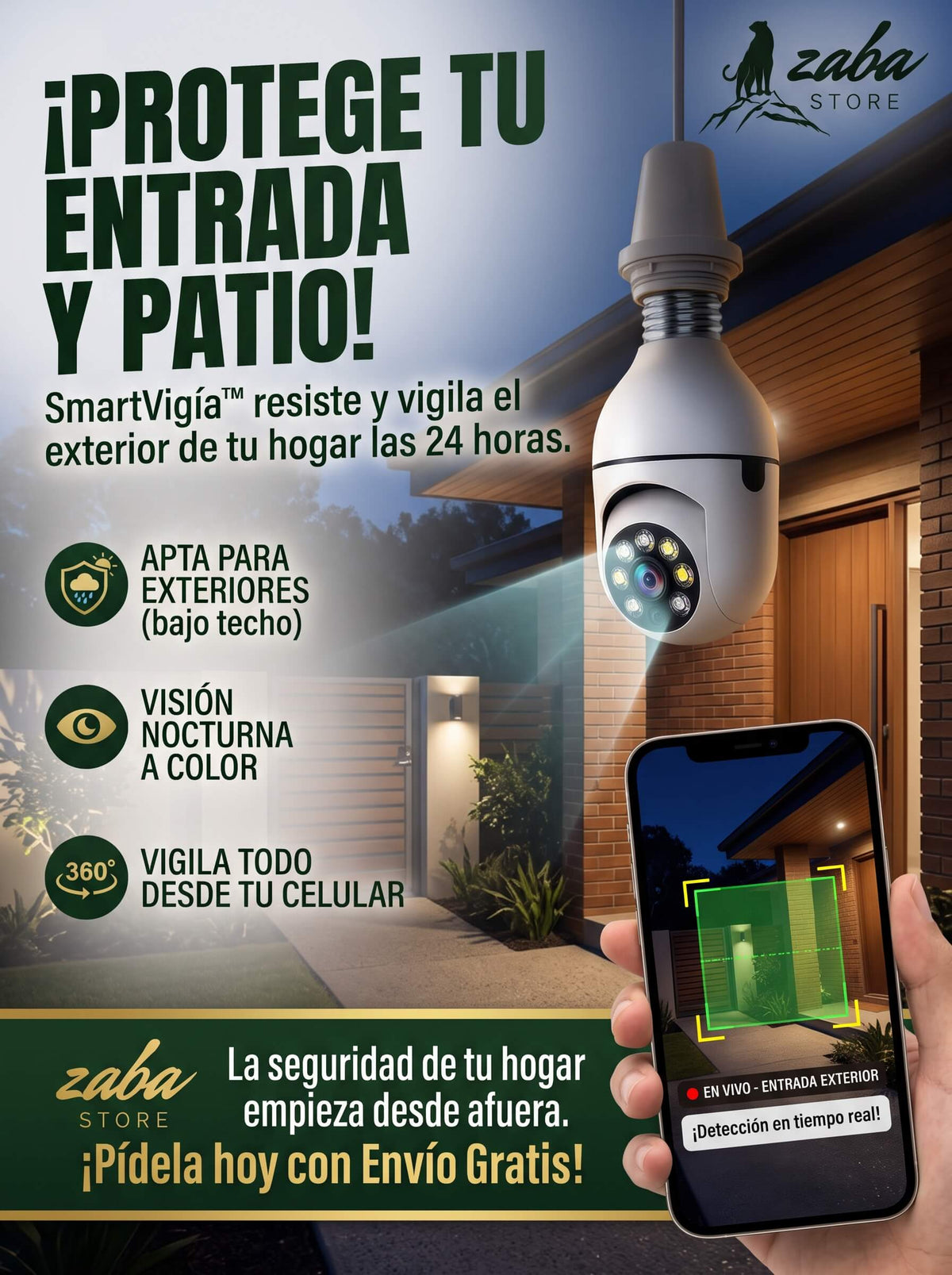 SmartVigía™ - Camara Ampolleta 360°