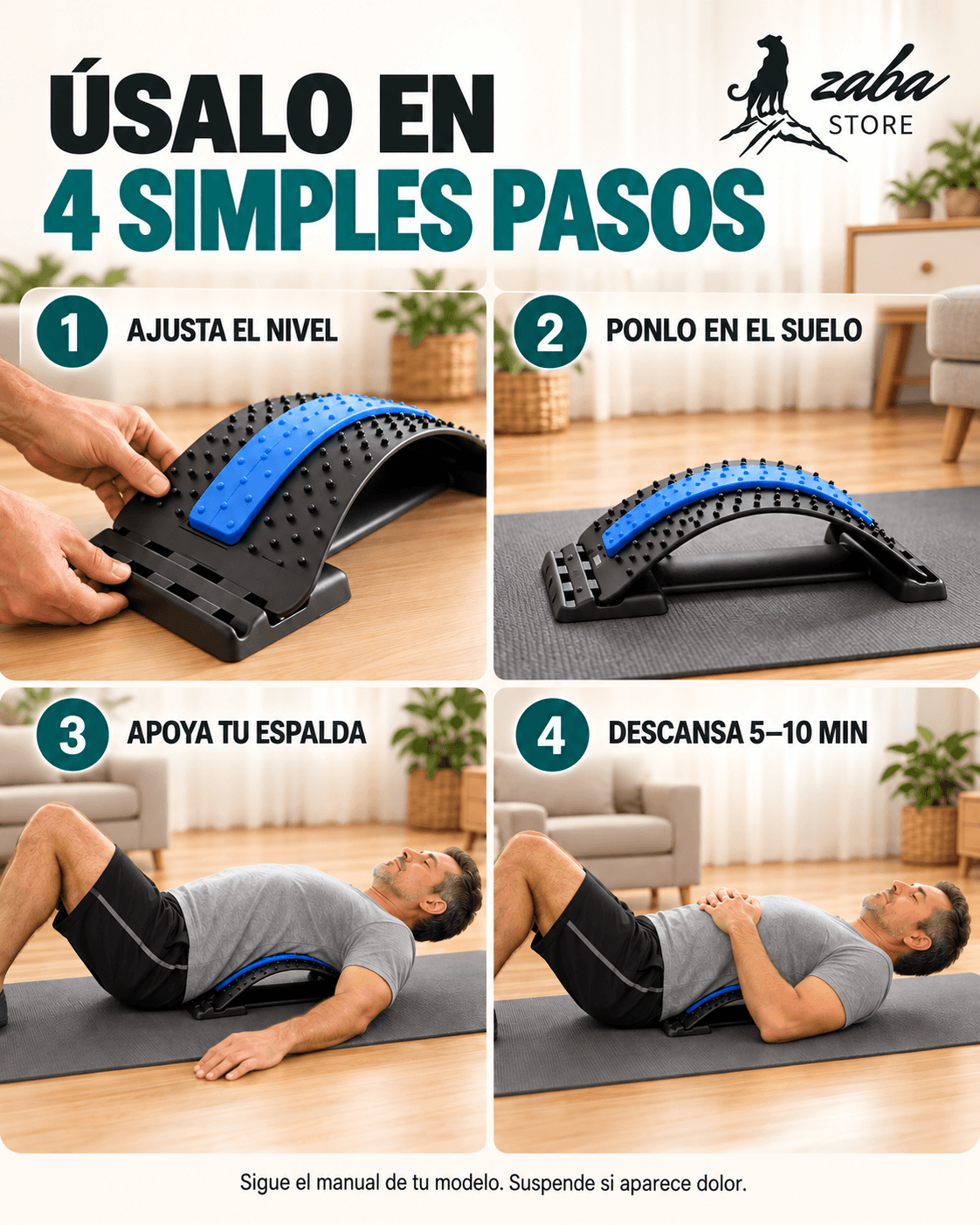 Elongador Lumbar - Dile adios al dolor de espalda!