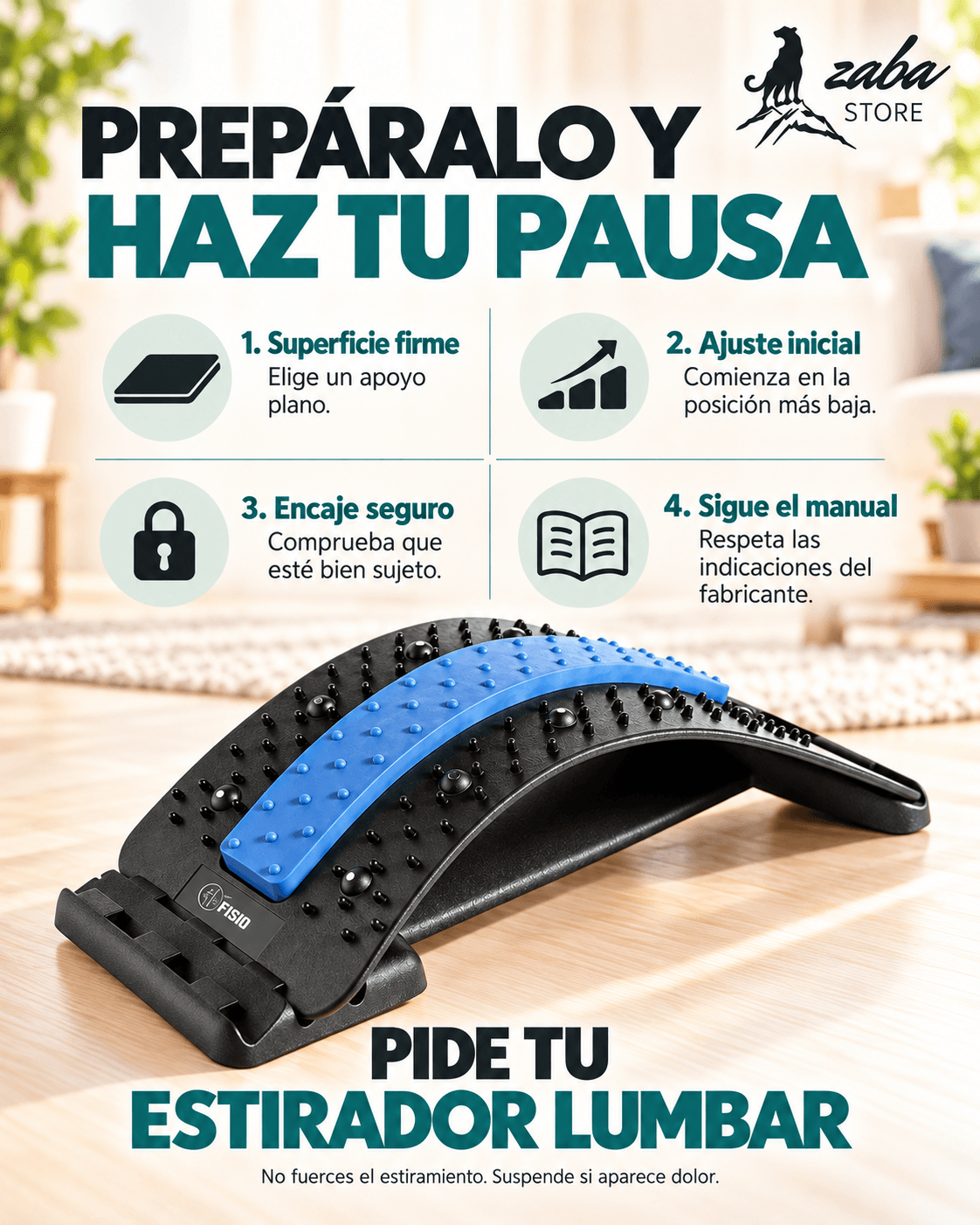 Elongador Lumbar - Dile adios al dolor de espalda!