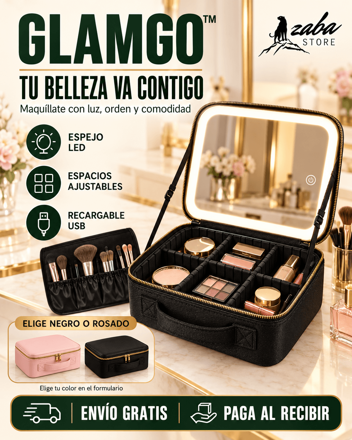 GlamGo™ - Maquíllate perfecto en cualquier lugar