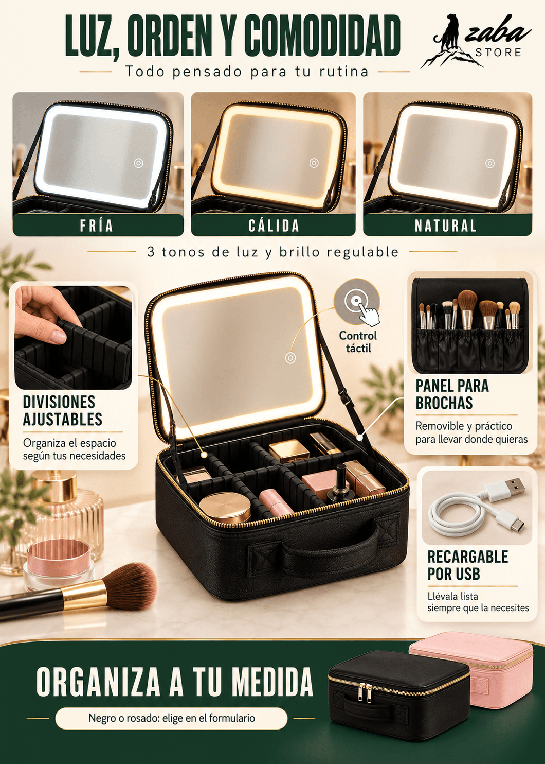 GlamGo™ - Maquíllate perfecto en cualquier lugar