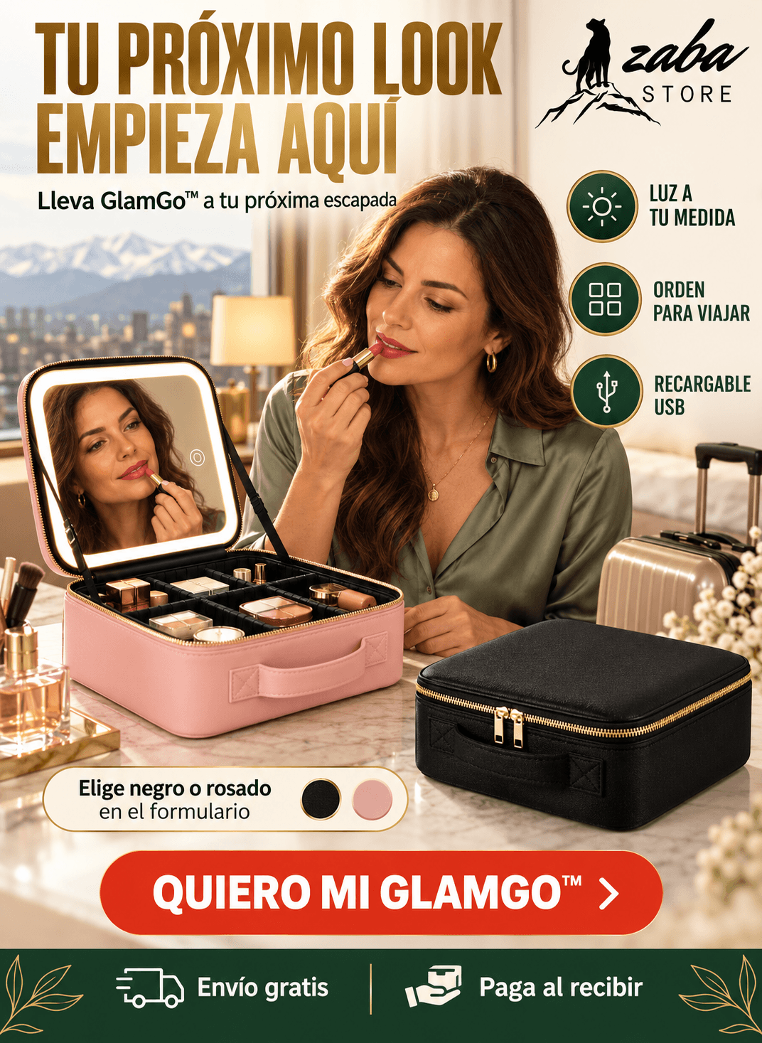 GlamGo™ - Maquíllate perfecto en cualquier lugar
