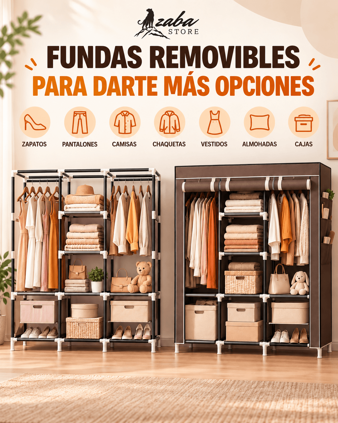 Ropero Armable Gran Capacidad - Más espacio, menos desorden