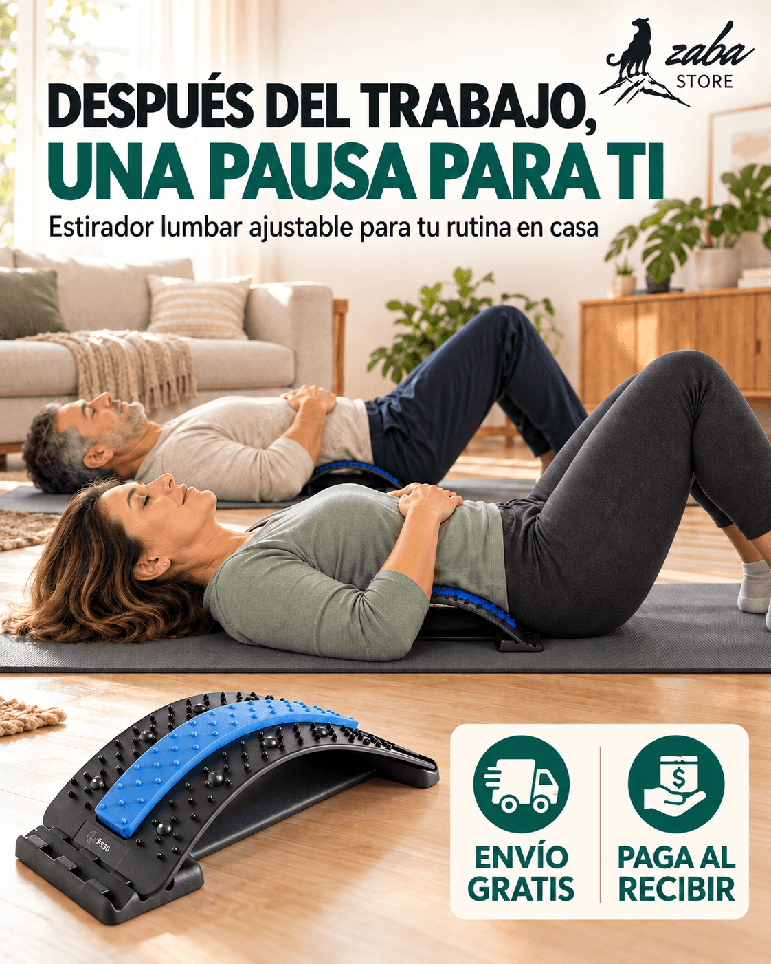 Elongador Lumbar - Dile adios al dolor de espalda!