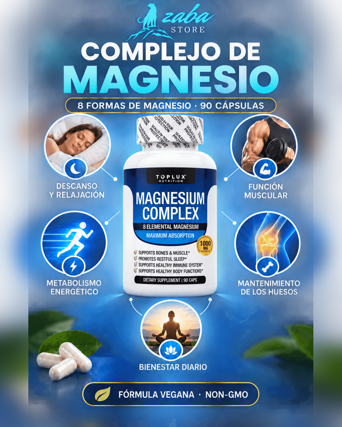 MAGNESIO COMPLEX - 90 Capsulas